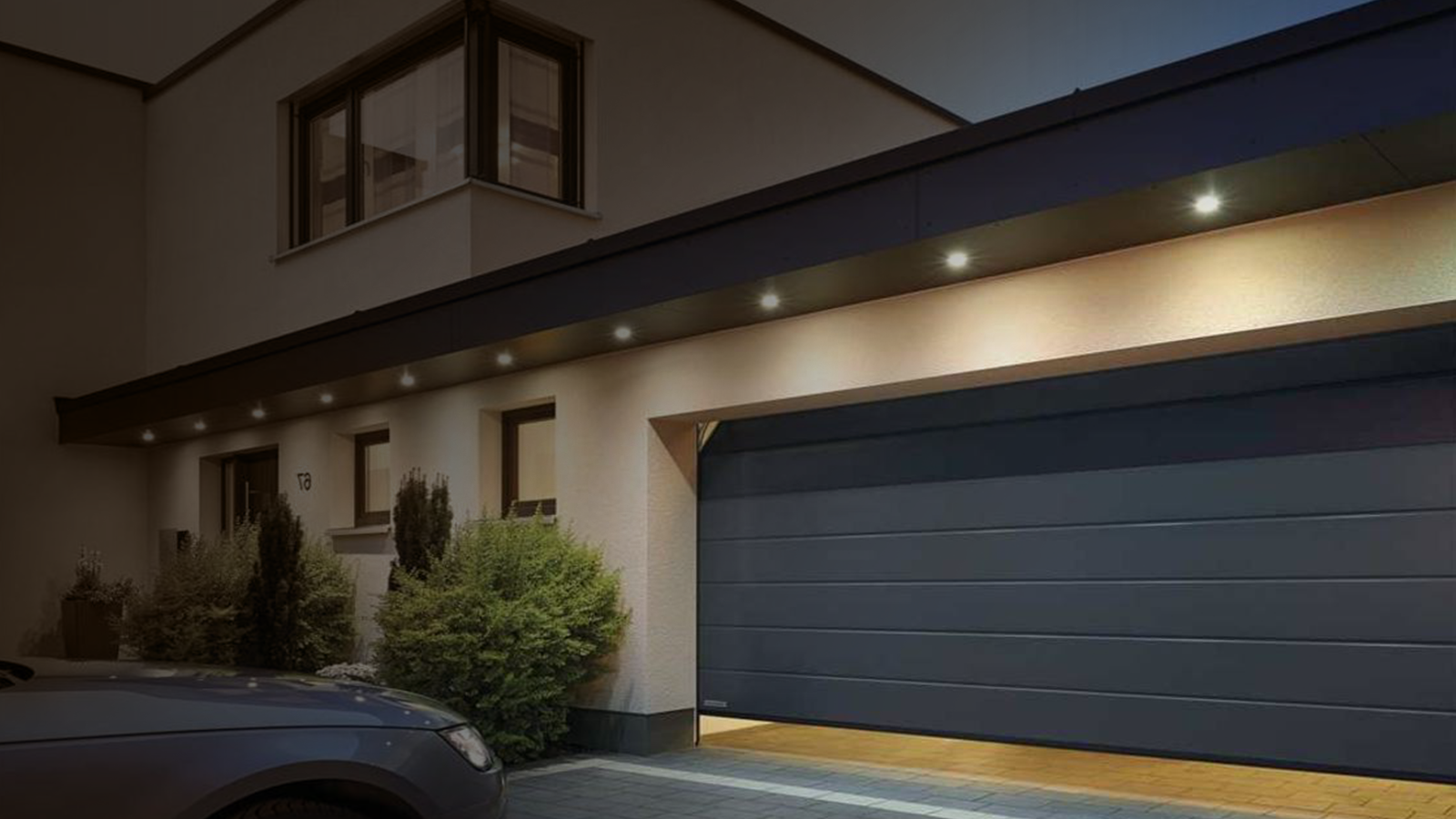 Garage door background