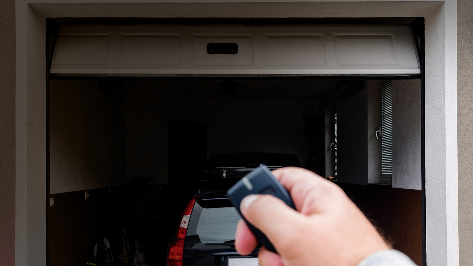 Garage door remote transmitter background