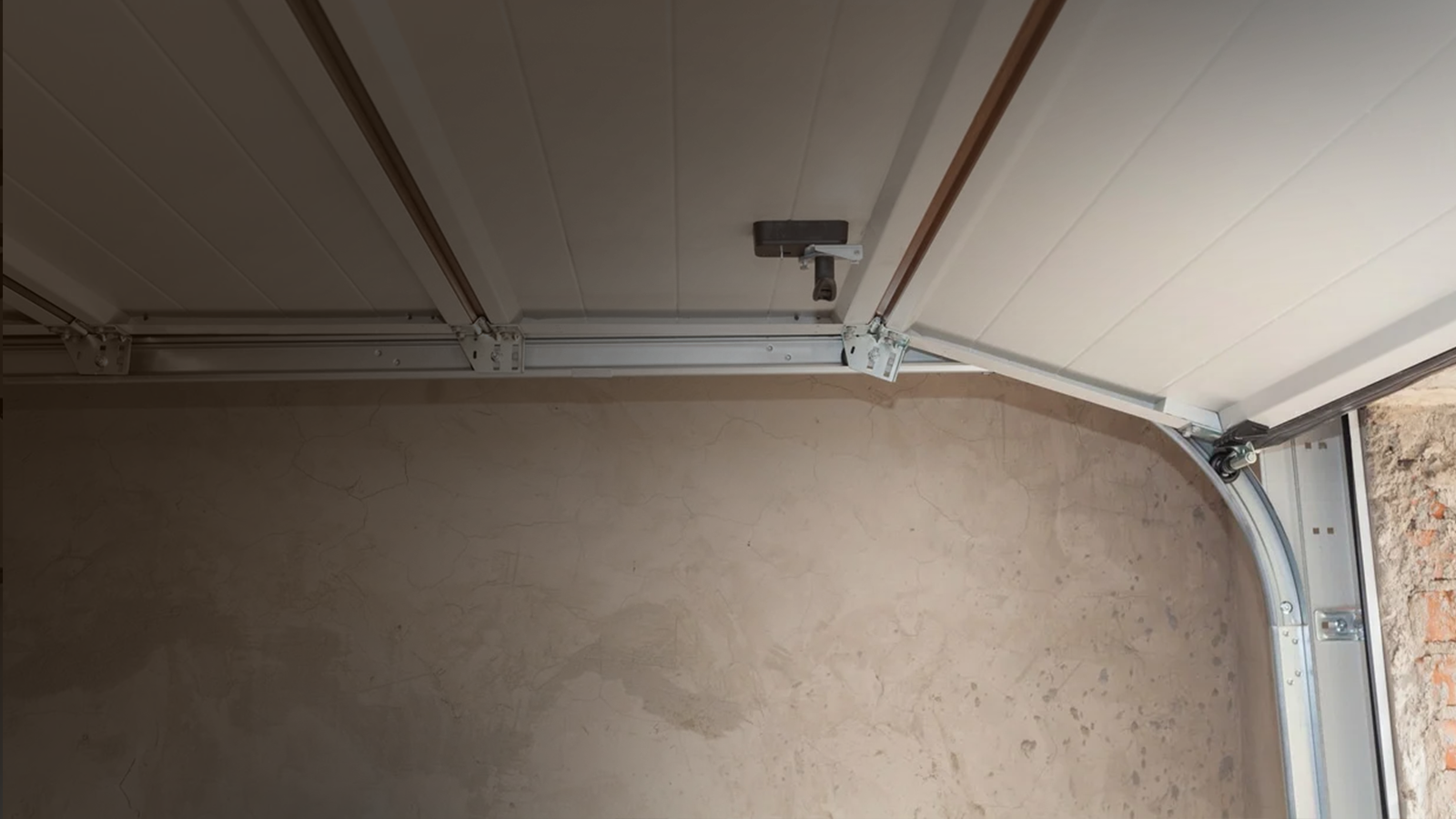 Garage door tracks background