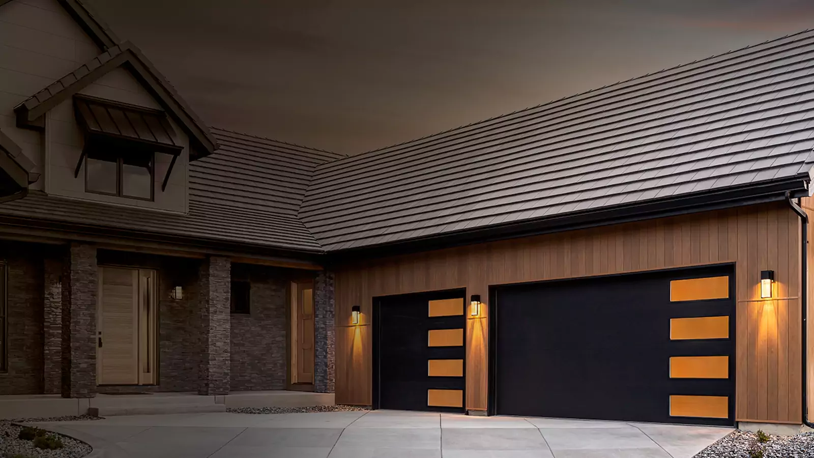 Garage door background