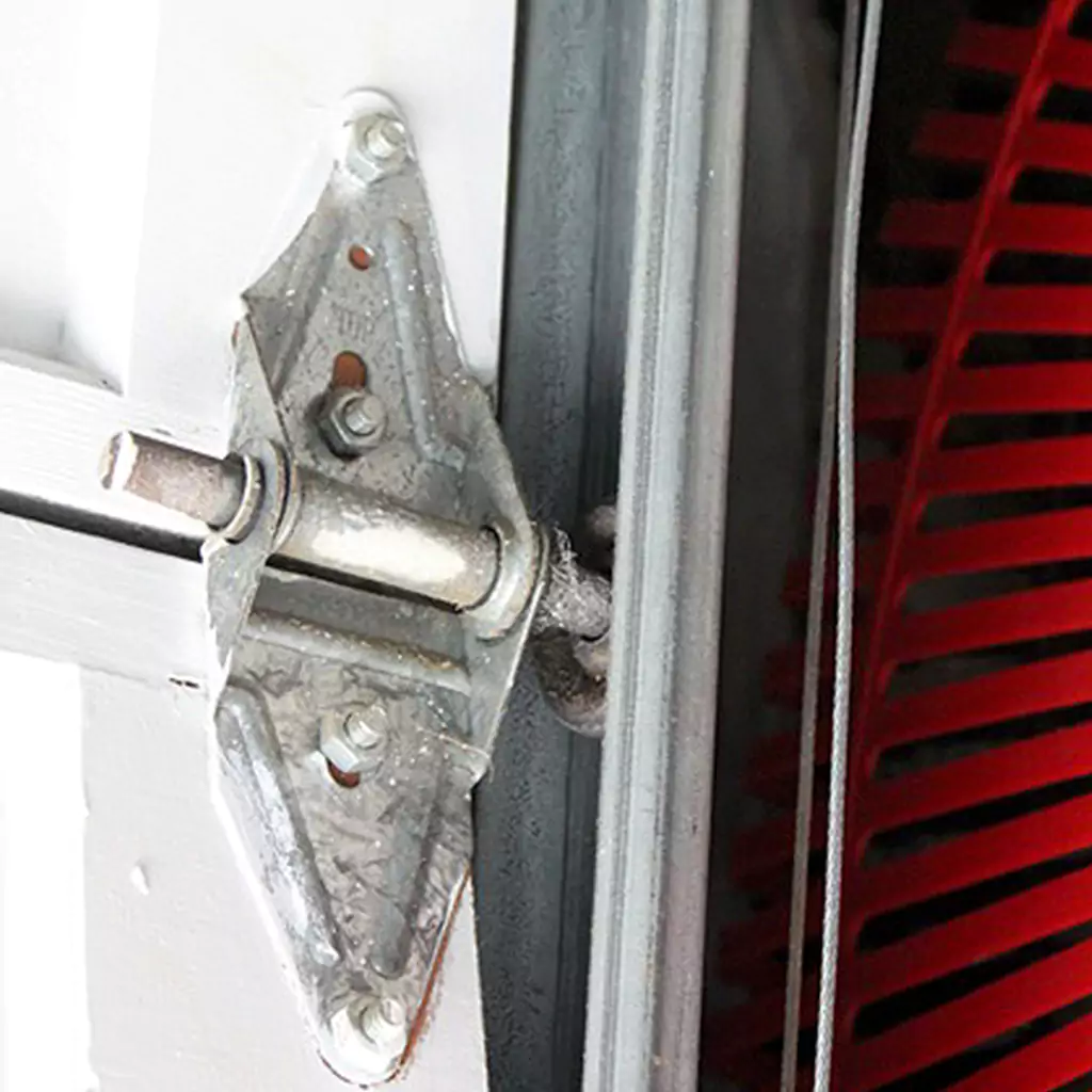 Garage door roller hings