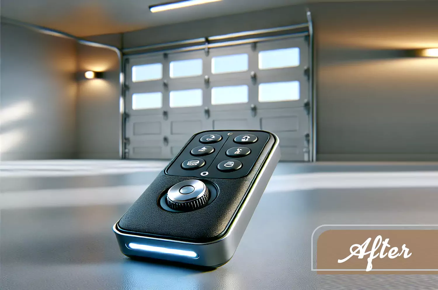 Garage door remote after replacement