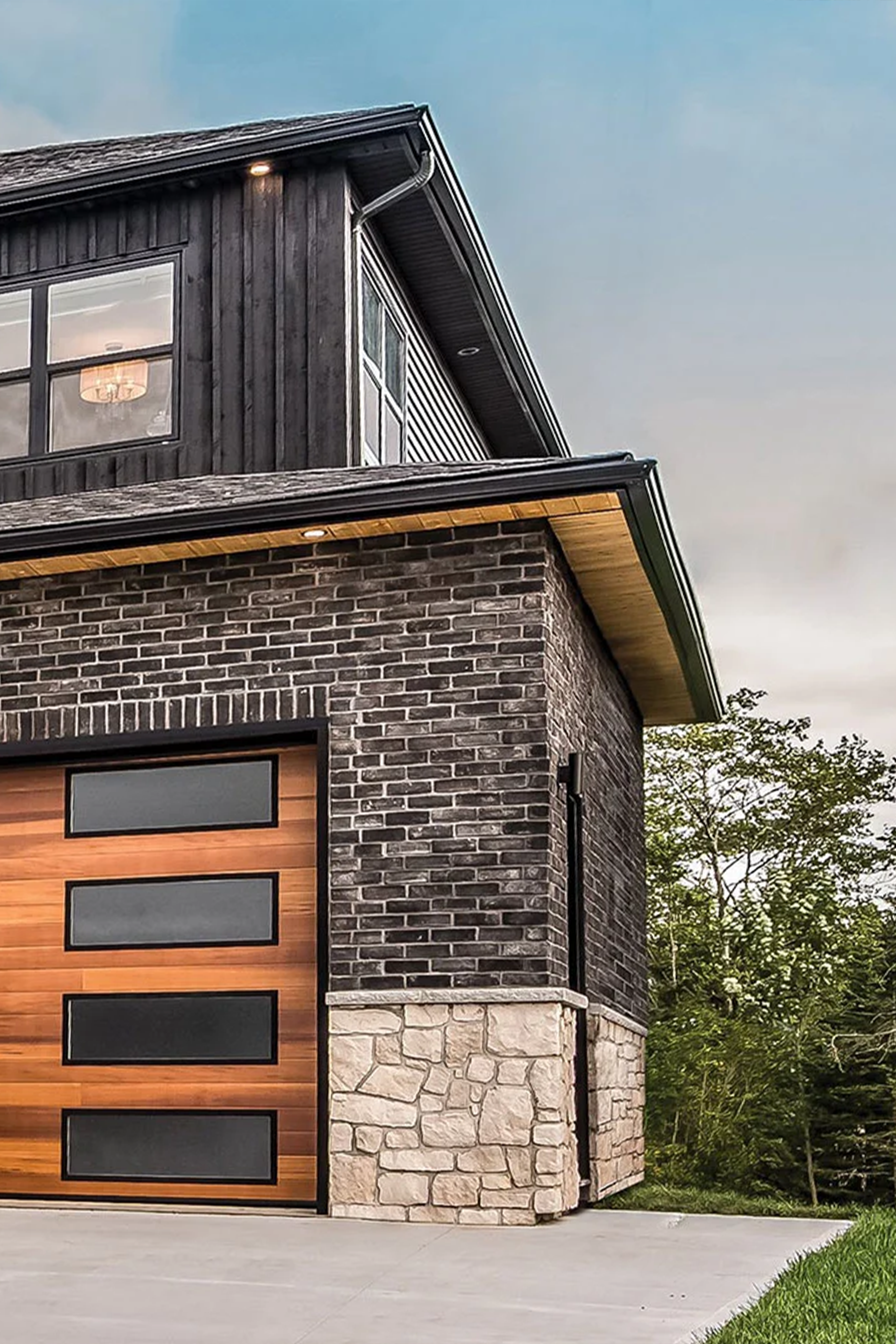 New garage door installation